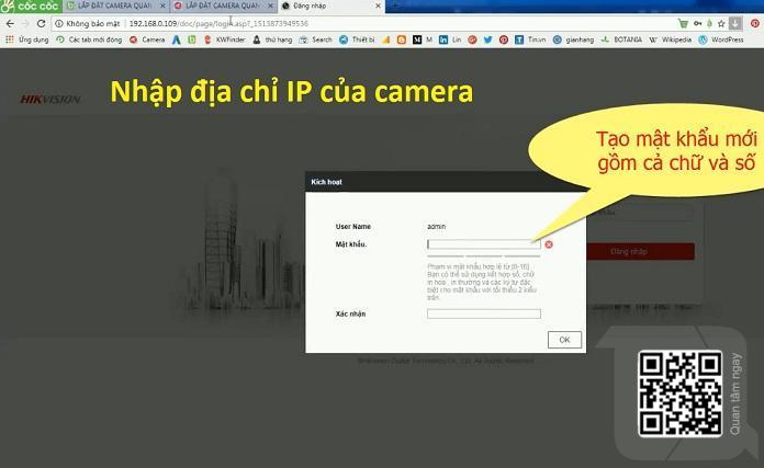 Hướng dẫn cài đặt camera IP WiFi Hikvision