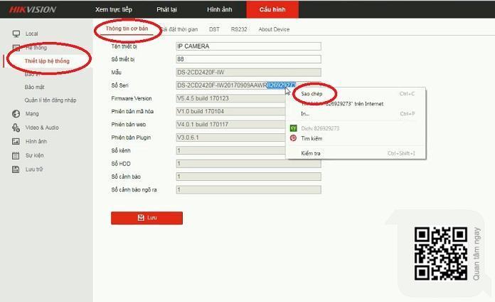 Hướng dẫn cài đặt camera IP WiFi Hikvision