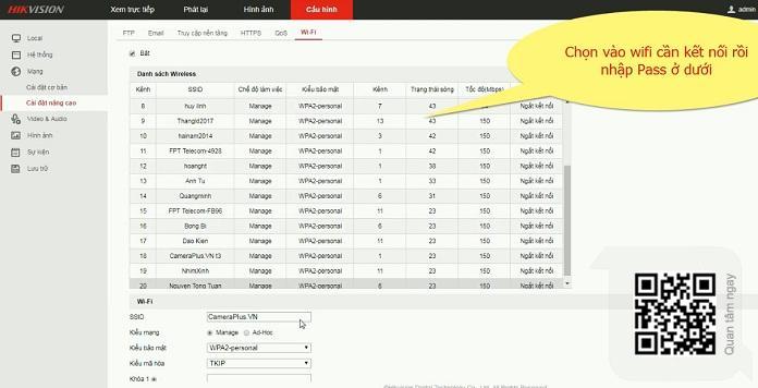 Hướng dẫn cài đặt camera IP WiFi Hikvision